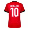 Virallinen Fanipaita Portugali Bernardo 10 Kotipelipaita Euro 2024 - Miesten